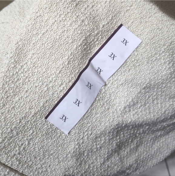 NWT Future Collective X Jenny K. Lopez Tweed Blazer Jacket in Ivory Size 3X ✨ - Picture 8 of 13